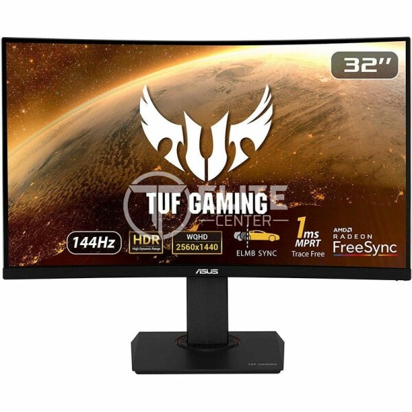 Monitor Curvo Gamer Asus TUF GAMING VG32VQ de 32 - Quad HD (2560x1440) - 1 ms - 144 Hz - en Elite Center