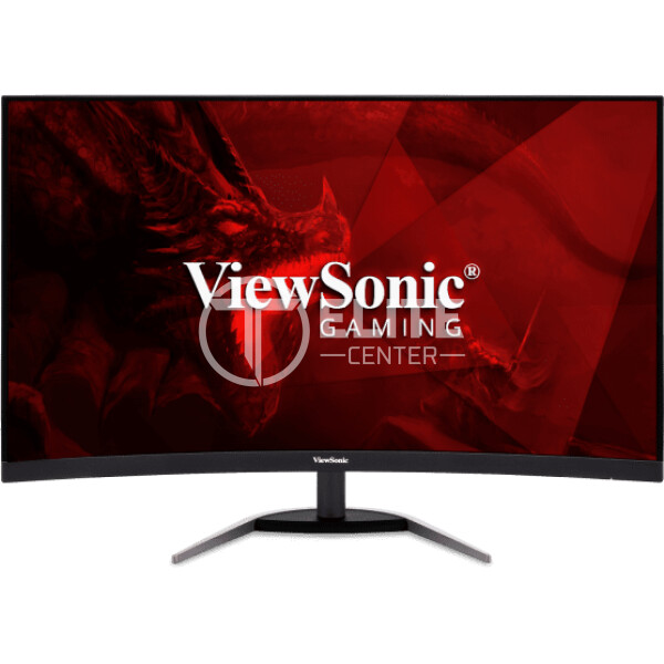 ViewSonic VX3268-2KPC-MHD - Monitor LED - curvado - 32" (31.5" visible) - 2560 x 1440 WQHD @ 144 Hz - MVA - 250 cd/m² - 3000:1 - 1 ms - 2xHDMI, DisplayPort - altavoces - en Elite Center