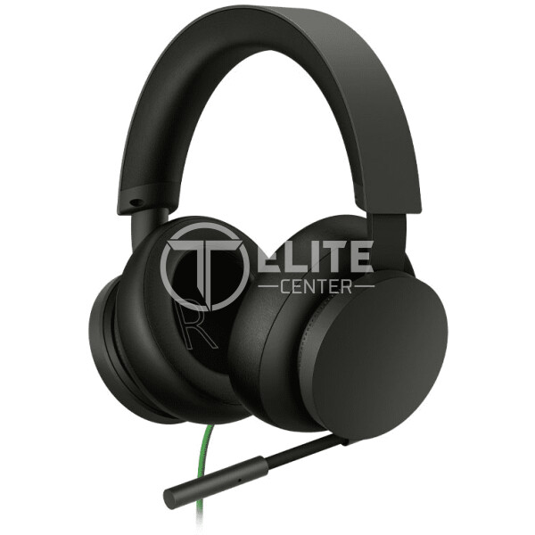 Microsoft Xbox Stereo Headset - Auricular - tamaño completo - cableado - conector de 3,5 mm - negro - en Elite Center