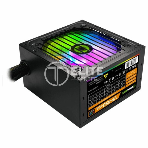 Gamemax 450W VP-450 RGB, (Certificada 80+ , RGB, ATX) - en Elite Center