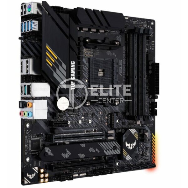 Placa Madre Asus TUF Gaming B550M-PLUS (Wi-Fi) AMD AM4, AURA Sync, dual M.2, HDMI, Micro-ATX, DDR4 - en Elite Center