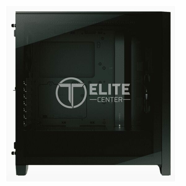Gabinete Corsair 4000D, Vidrio templado, EATX, ATX, MicroATX, Mini-ITX, Color negro - en Elite Center