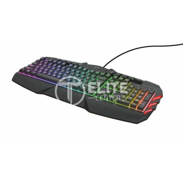Teclado Gamer Trust GXT 881 ODYSS, Semi-mecánico, Iluminación LED 6 Modos, Anti-Ghosting, Negro - en Elite Center