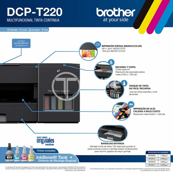 Brother DCP-T220 - Printer / Copier / Scanner - Ink-jet - Color - en Elite Center