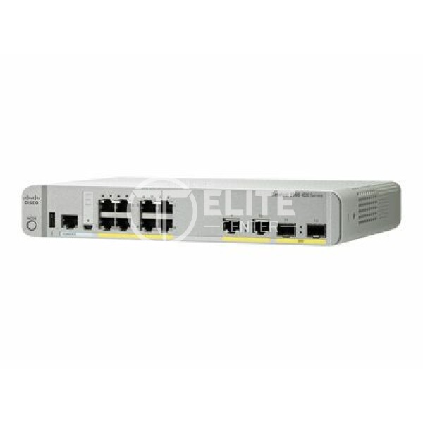 Cisco Catalyst 3560CX-8PC-S - Conmutador - Gestionado - 8 x 10/100/1000 (PoE+) + 2 x Gigabit SFP combinado - sobremesa - PoE+ (240 W) - en Elite Center