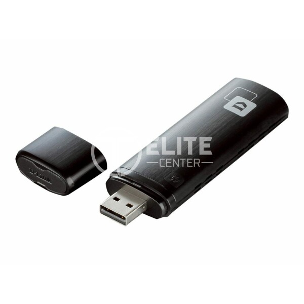 D-Link Wireless AC1200 DWA-182 - Adaptador de red - USB 2.0 - 802.11a, 802.11b/g/n, 802.11ac (draft 2.0) - en Elite Center