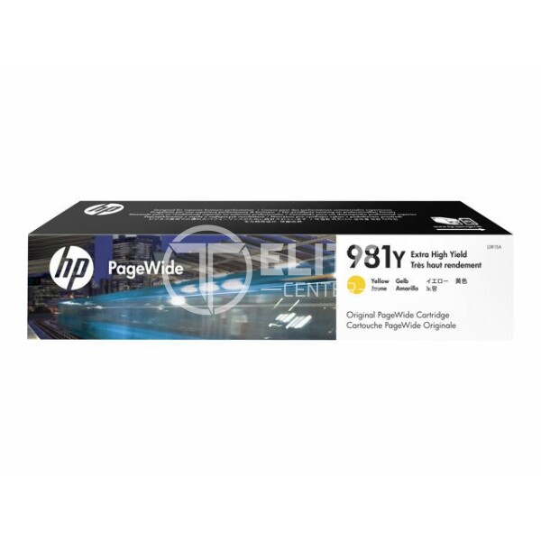 HP 981Y - 185 ml - Rendimiento extra alto - amarillo - original - PageWide - cartucho de tinta - para PageWide Enterprise Color MFP 586; PageWide Managed Color E55650 - en Elite Center