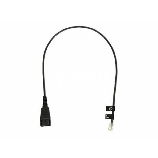 Jabra - Cable para auriculares - RJ-10 macho a Desconexión rápida macho - 0.5 m - en Elite Center