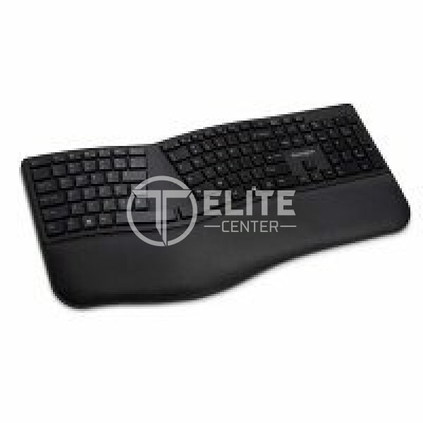 Kensington Pro Fit Ergo Wireless Keyboard - Teclado - inalámbrico - 2.4 GHz, Bluetooth 4.0 - español - negro - en Elite Center