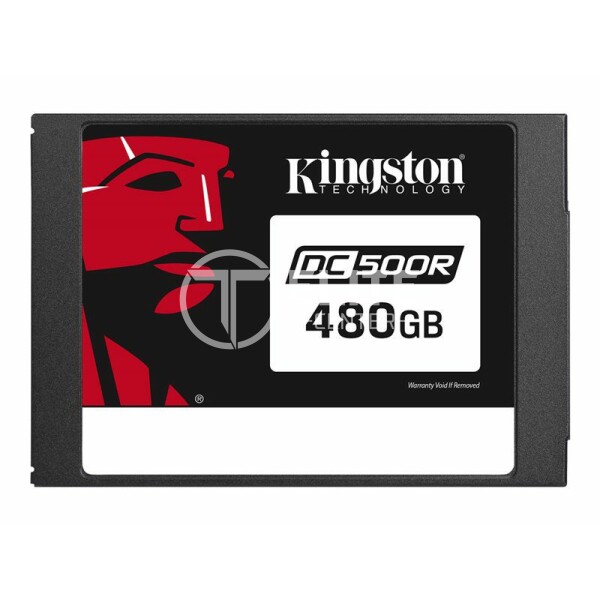 Kingston Data Center DC500R - Unidad en estado sólido - cifrado - 480 GB - interno - 2.5" - SATA 6Gb/s - AES - Self-Encrypting Drive (SED) - en Elite Center