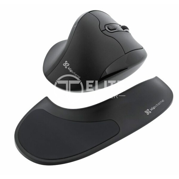 Klip Xtreme - Mouse - 2.4 GHz - Wireless - Black - Resting Pad Business - en Elite Center