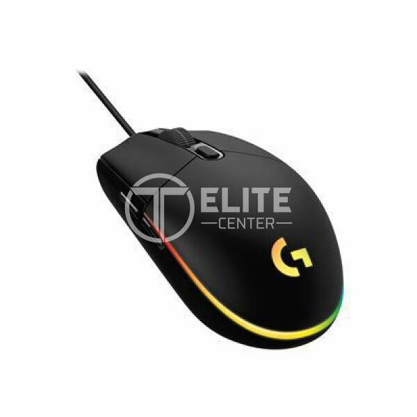 Logitech Gaming Mouse G203 LIGHTSYNC - Ratón - óptico - 6 botones - cableado - USB - negro - en Elite Center