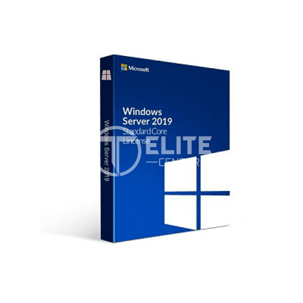Microsoft Windows Server 2019 Standard Edition - Licencia - 16 núcleos - OEM - ROK - DVD - Microsoft Certificate of Authenticity (COA) - Español - EMEA, Americas - en Elite Center