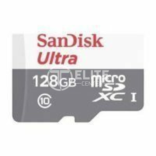SanDisk Ultra - Tarjeta de memoria flash (adaptador microSDXC a SD Incluido) - 128 GB - UHS-I / Class10 - microSDXC UHS-I - en Elite Center