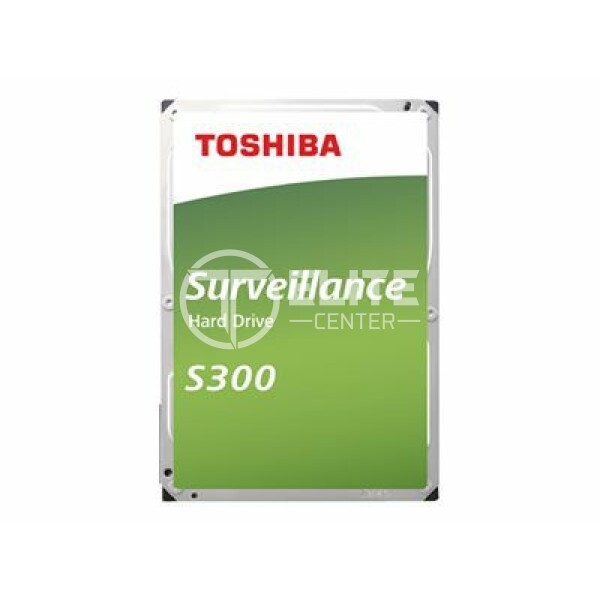 Toshiba S300 Surveillance - Disco duro - 4 TB - interno - 3.5" - SATA 6Gb/s - 5400 rpm - búfer: 128 MB - en Elite Center
