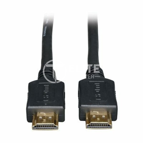 Tripp Lite 10ft High Speed HDMI Cable Digital Video with Audio 4K x 2K M/M 10' - Cable HDMI - HDMI macho a HDMI macho - 3.1 m - doble blindado - negro - compatibilidad con 4K - en Elite Center