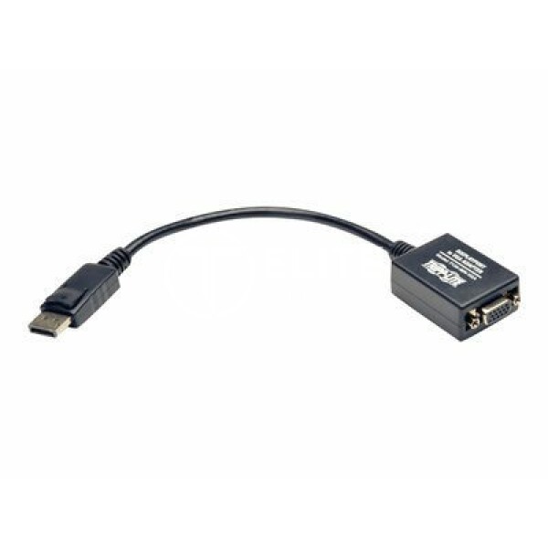 Tripp Lite 6in DisplayPort to VGA Adapter Active Converter DP to VGA M/F 6" - Adaptador de pantalla - DisplayPort (M) a HD-15 (VGA) (H) - 15.2 cm - negro - en Elite Center