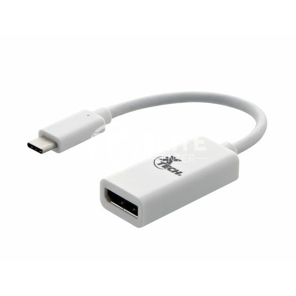 Xtech - Display adapter - USB Type C (Male) - DisplayPort (Female) - 10 cm - 4K ultra HD XTC-555 - en Elite Center