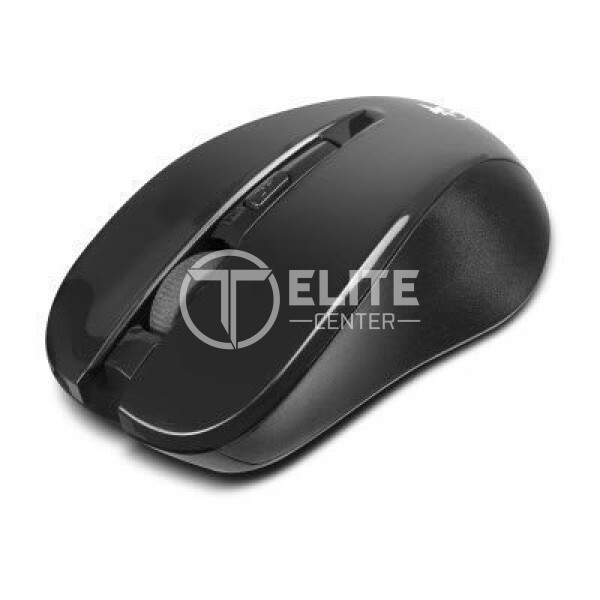 Xtech - Mouse - Infrared / 2.4 GHz - Wireless - Black - 1200dpi 4-button - en Elite Center