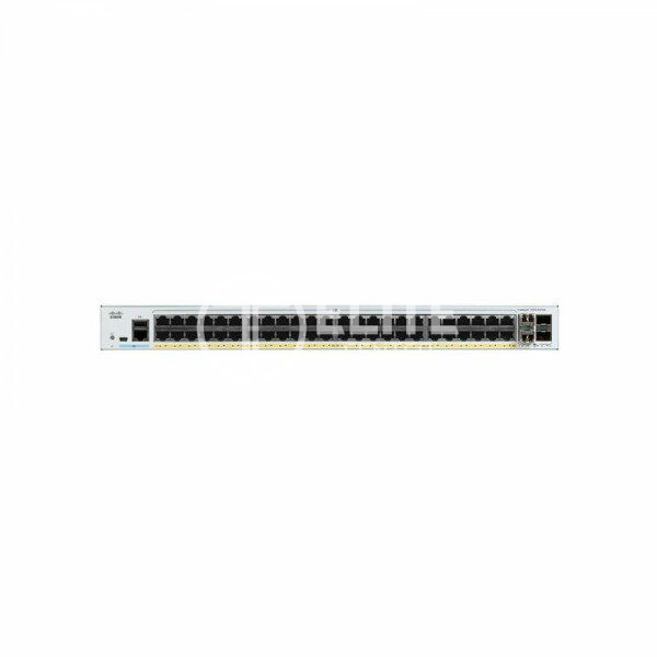 Cisco Catalyst 1000-48T-4G-L - Conmutador - Gestionado - 48 x 10/100/1000 + 4 x Gigabit SFP (enlace ascendente) - montaje en rack - en Elite Center