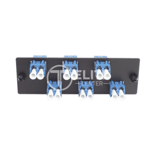Panduit Opticom Fiber Adapter Panels - Tablero de conexiones - azul - 6 puertos - en Elite Center