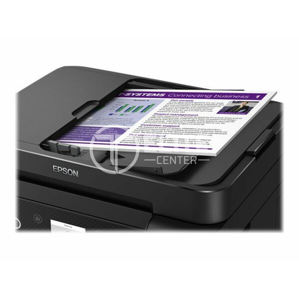 Epson EcoTank L6270 - Impresora multifunción - color - chorro de tinta - rellenable - 216 x 297 mm (original) - 215.9 x 1200 mm (material) - hasta 11 ppm (copiando) - hasta 15.5 ppm (impresión) - 250 hojas - USB 2.0, LAN, Wi-Fi(n) - en Elite Center