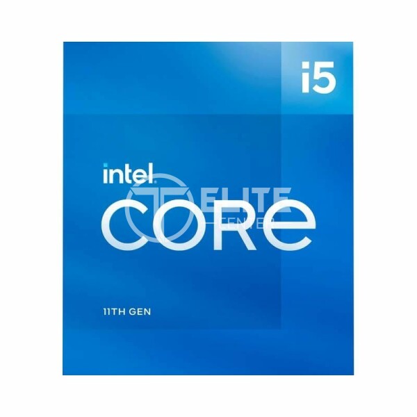 Procesador Intel Core i5-11600K, LGA1200, 6 Núcleos, 12 Hilos, 3,9Ghz, 12MB Caché, 95W TDP, DDR4 INTEL BX8070811600K - en Elite Center