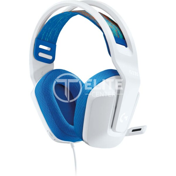 Logitech G G335 Wired Gaming Headset - Auricular - tamaño completo - cableado - conector de 3,5 mm - blanco - certificado Discord - en Elite Center