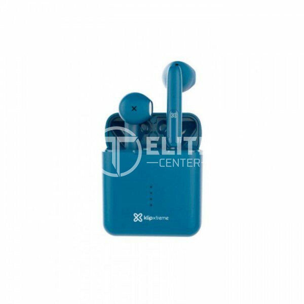 Klip Xtreme TwinTouch KTE-010 - Auriculares internos con micro - en oreja - Bluetooth - inalámbrico - azul - en Elite Center