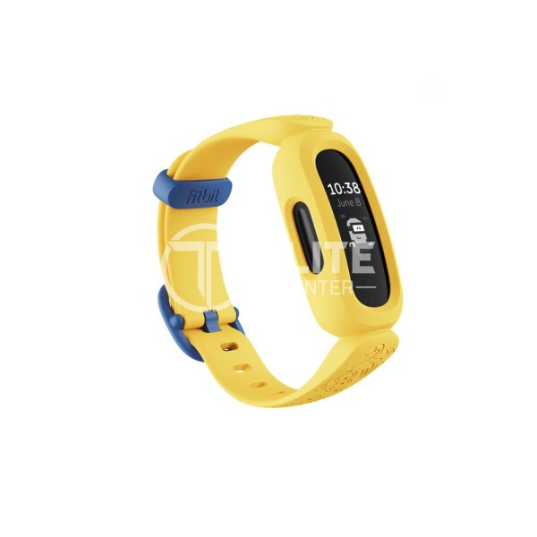 Fitbit Ace 3 - Amarillo minions - rastreador de actividad con banda - silicona - amarillo minions - tamaño de la muñeca: 116-168 mm - monocromo - Bluetooth - 19.3 g - en Elite Center