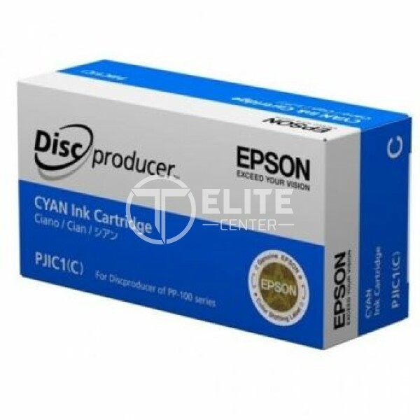 Epson - Cián - original - cartucho de tinta - para Discproducer PP-100, PP-100AP, PP-100II, PP-100IIBD, PP-100N, PP-100NS, PP-50, PP-50BD - en Elite Center
