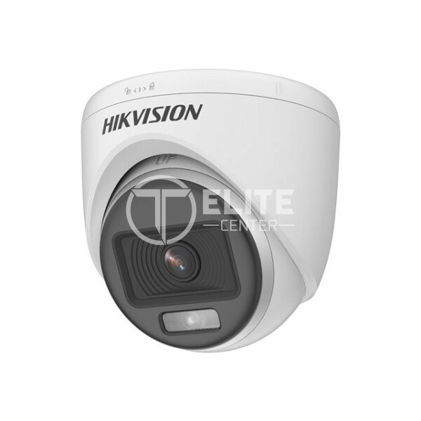 Hikvision Turbo HD with ColorVu DS-2CE70DF0T-PF - Cámara de videovigilancia - torreta - en interior - color (Día y noche) - 2 MP - 1080p - montaje M12 - focal fijado - compuesto, AHD, CVI, TVI - DC 12 V - en Elite Center