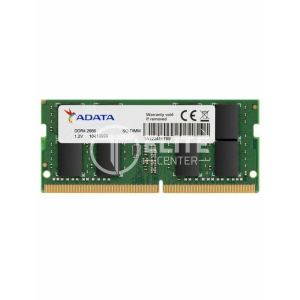 ADATA Premier Series - DDR4 - módulo - 16 GB - SO-DIMM de 260 contactos - 2666 MHz / PC4-21300 - CL19 - 1.2 V - sin búfer - no ECC - en Elite Center