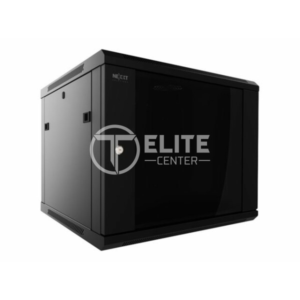 Nexxt Solutions - Rack armario - instalable en pared - RAL 9005, negro barniz - 6U - 19" - en Elite Center
