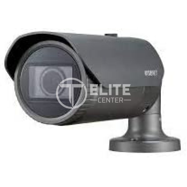 Hanwha Techwin WiseNet Q QNO-8080R - Cámara de vigilancia de red - para exteriores - color (Día y noche) - 5 MP - 2592 x 1944 - motorizado - compuesto - LAN 10/100 - MJPEG, H.264, H.265 - PoE Class 3 - en Elite Center