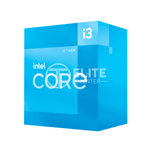 Intel Core i3 12100 - 3.3 GHz - 4 núcleos - 8 hilos - 12 MB caché - Caja - en Elite Center