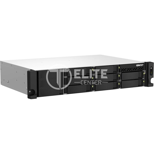QNAP TS-873AeU-RP - Servidor NAS - 8 compartimentos - montaje en bastidor - SATA 6Gb/s - RAID 0, 1, 5, 6, 10, 50, JBOD, 60 - RAM 4 GB - 2.5 Gigabit Ethernet - iSCSI soporta - 2U - en Elite Center
