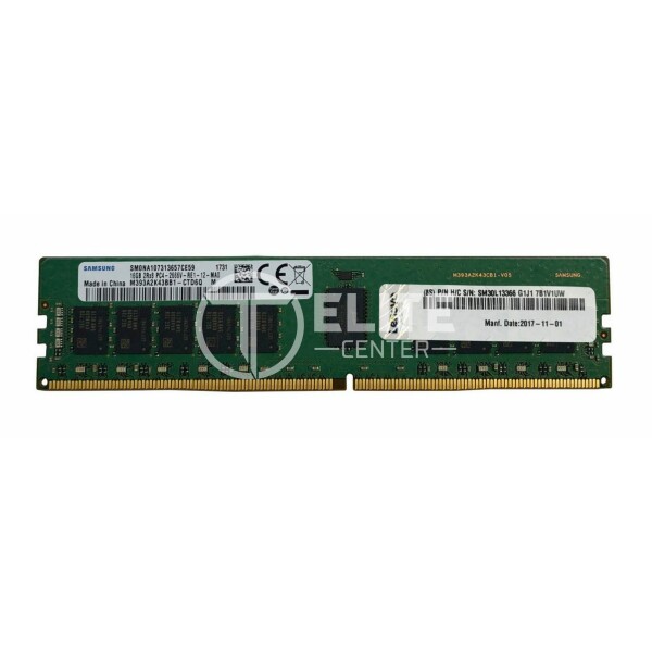 Lenovo TruDDR4 - DDR4 - módulo - 32 GB - DIMM de 288 contactos - 3200 MHz / PC4-25600 - 1.2 V - registrado - ECC - para ThinkAgile MX3330-F Appliance; MX3330-H Appliance; MX3331-F Certified Node - en Elite Center