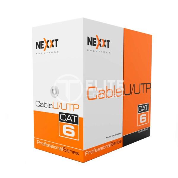 Nexxt Solutions Infrastructure - Bulk cable - UTP - 305 m - RJ-45 a - Gray - Cat6 4P CMR 23AWG - en Elite Center