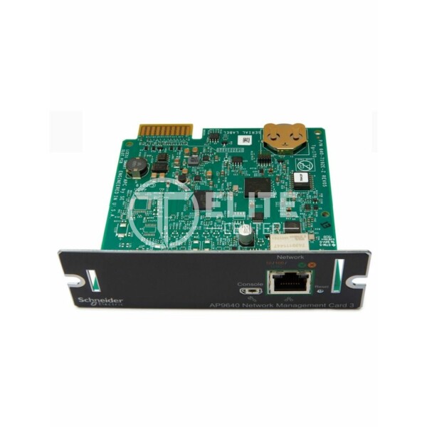 APC Network Management Card 3 with PowerChute Network Shutdown - Adaptador de administración remota - GigE - 1000Base-T - para P/N: SMTL2200RM2UC, SMTL2200RM2UCNC, SMTL3000RM2UC, SMTL3000RM2UCNC, SMX1500RM2UCNC - en Elite Center