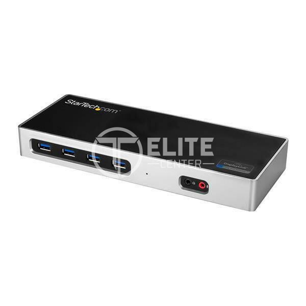 StarTech.com Docking Station USB Tipo C para Portátiles de 2 Puertos DisplayPort o HDMI - Replicador de Puertos USBC DisplayLink 4K - Estación de conexión - USB-C / Thunderbolt 3 - 2 x HDMI - GigE - para P/N: ARMBARDUO, ARMBARDUOV, ARMDUAL30, ARMDUALV, ARMSLIMDUO, DK30ADD, SVA20N2NEUA, TB33A1C - en Elite Center