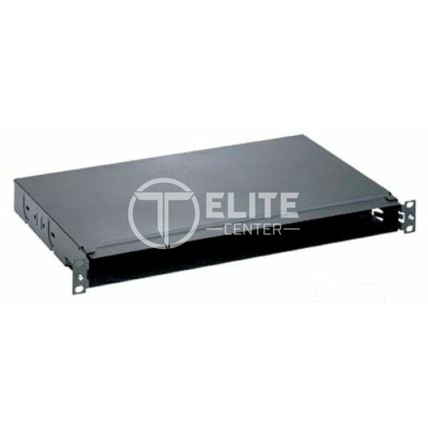 Panduit Opticom Rack Mount Fiber Trays - Caja de empalmes de fibra óptica - negro - 1U - 19" - en Elite Center
