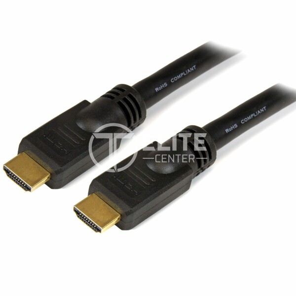 StarTech.com Cable HDMI de alta velocidad 15m - 2x HDMI Macho - Negro - Ultra HD 4k x 2k - Cable HDMI - HDMI macho a HDMI macho - 15 m - blindado - negro - en Elite Center