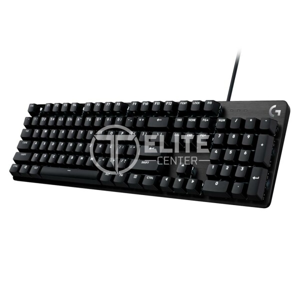 Logitech - Keyboard - Wired - Spanish - USB - Black - carcasa de aluminio - en Elite Center