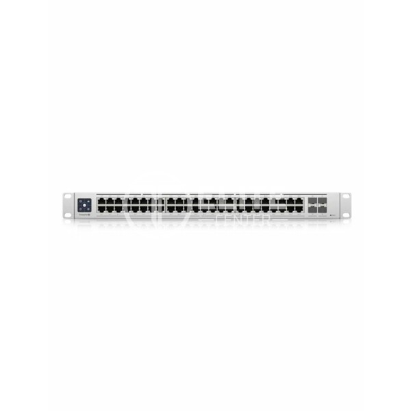 Ubiquiti UniFi Switch USW-Enterprise-48-PoE - Conmutador - L3 - Gestionado - 48 x 100/1000/2.5G (PoE+) + 4 x 1 Gigabit / 10 Gigabit SFP+ (enlace ascendente) - montaje en rack - PoE+ (720 W) - en Elite Center