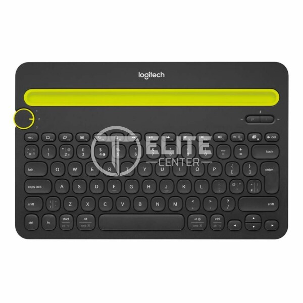 Logitech Multi-Device K480 - Teclado - Inalámbrico - Español - Bluetooth - Ergonomic Design - Negro - en Elite Center