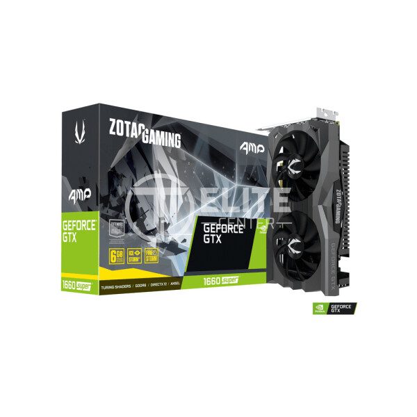 ZOTAC GAMING GeForce GTX 1660 SUPER Twin Fan - Tarjeta gráfica - GF GTX 1660 SUPER - 6 GB GDDR6 - PCIe 3.0 x16 - HDMI, 3 x DisplayPort - en Elite Center