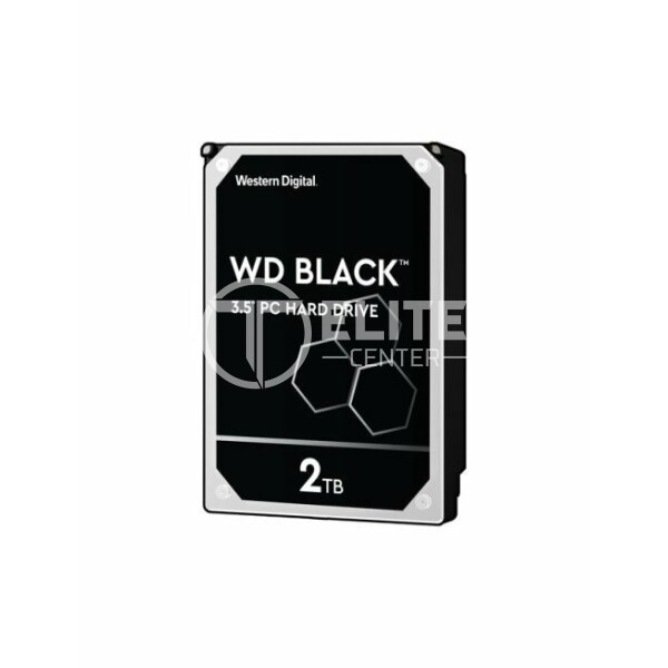WD Black Performance Hard Drive WD2003FZEX - Disco duro - 2 TB - interno - 3.5" - SATA 6Gb/s - 7200 rpm - búfer: 64 MB - en Elite Center