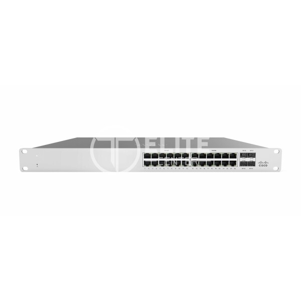 Cisco Meraki Cloud Managed MS120-24 - Conmutador - Gestionado - 24 x 10/100/1000 + 4 x Gigabit SFP - sobremesa, montaje en rack - en Elite Center