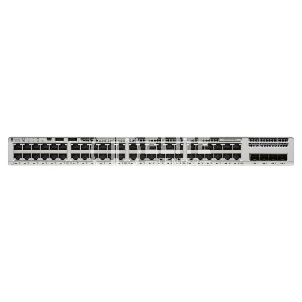 Cisco Catalyst 9200L - Network Essentials - conmutador - L3 - 48 x 10/100/1000 (PoE+) + 4 x Gigabit SFP (enlace ascendente) - montaje en rack - PoE+ (1440 W) - en Elite Center